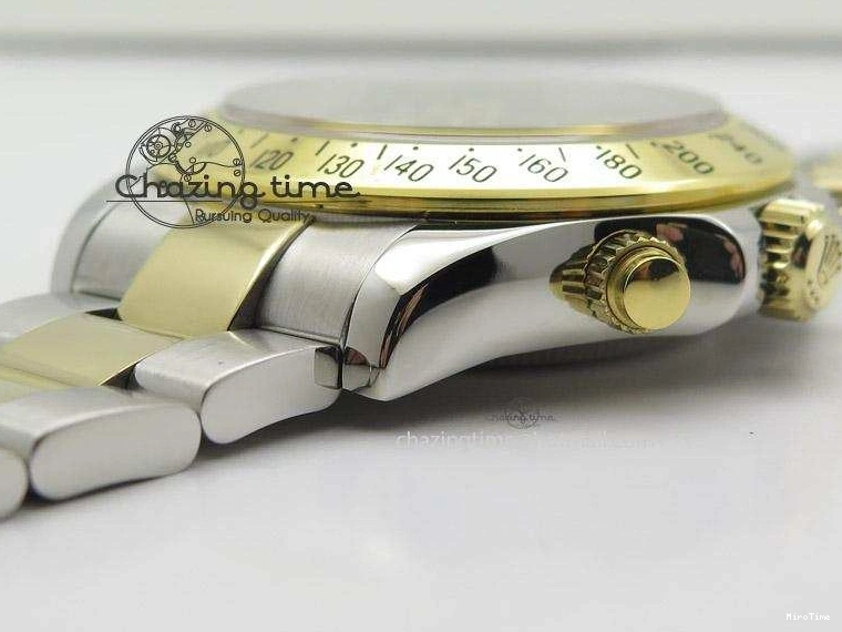 MiroTime 0427 ModernLook Daytona 116523 SS YG White Dial On SS YG Bracelet A7750 JF 4028